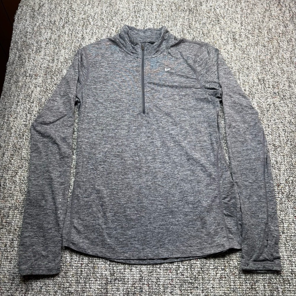Nike Element Running Top Womens Small Long Sleeve Lightweight Gray 685910-021